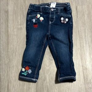 Koala Kids Kids Denim Embroidered Jeans 9-12M